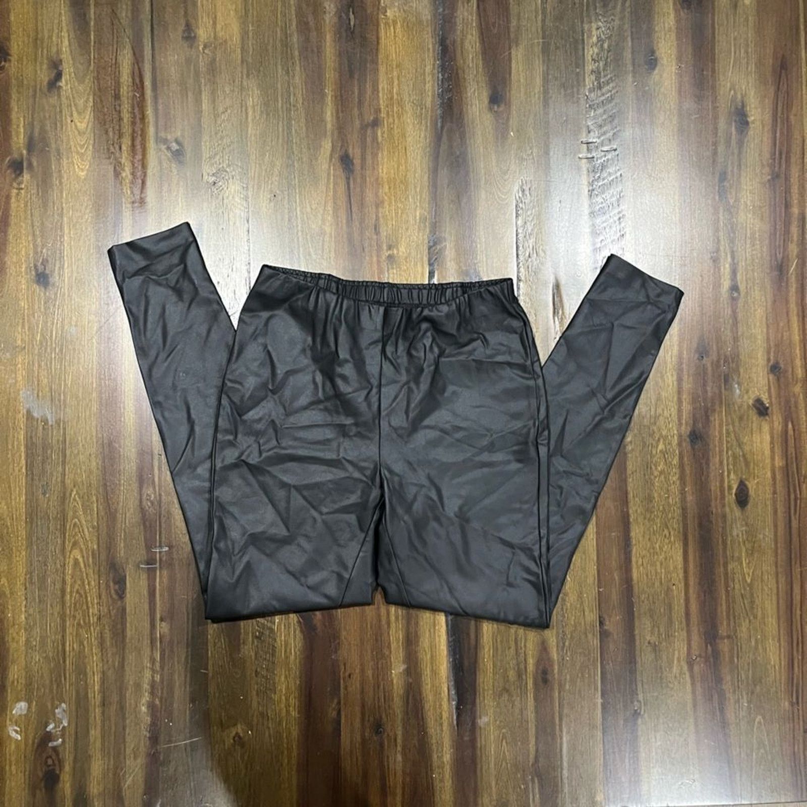 Vintage J. Jill Smoothing Ponte Leggings Faux Leather Size Small Size 26" / US 2 / IT 38 - 8 Thumbnail