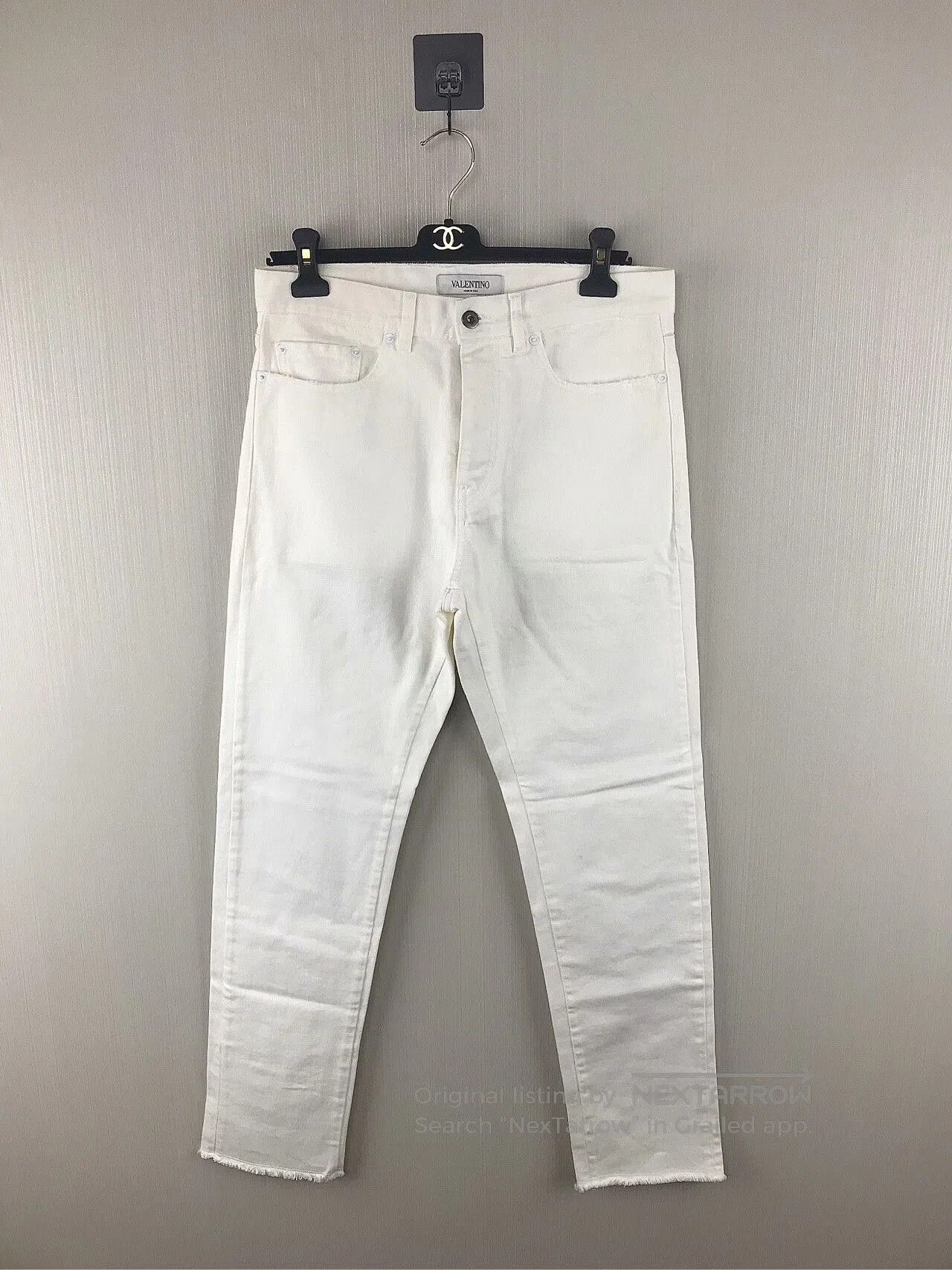 Valentino Valentino Studded Leather Patch Jeans. Size US 28 / EU 44 - 2 Thumbnail