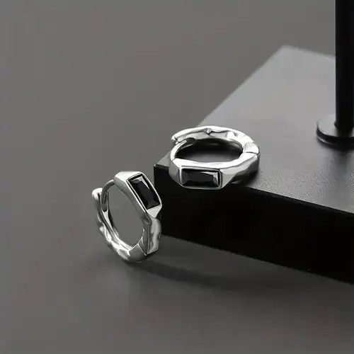 Other Vintage Pair Men's Fashion Trendy Earrings Size ONE SIZE - 3 Thumbnail