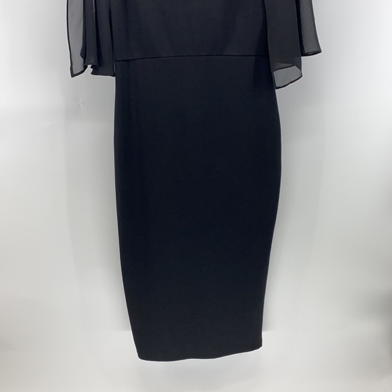Asos ASOS DESIGN woven mix cape back pencil dress Holiday Size M / US 6-8 / IT 42-44 - 4 Thumbnail