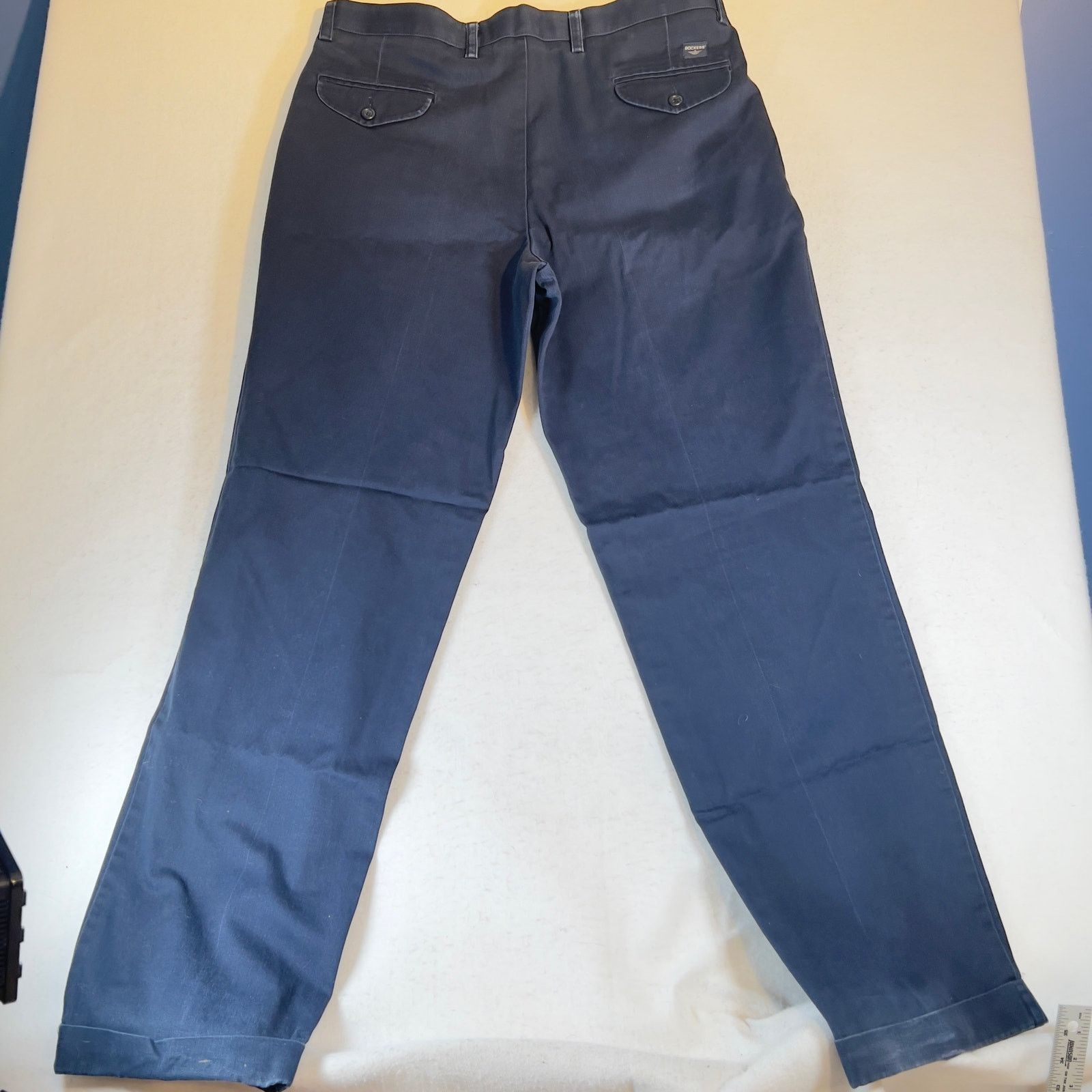 Dockers Dockers Individual Fit Chino Pants Mens W38X L33 Pleated Y2K Size US 38 / EU 54 - 4 Thumbnail