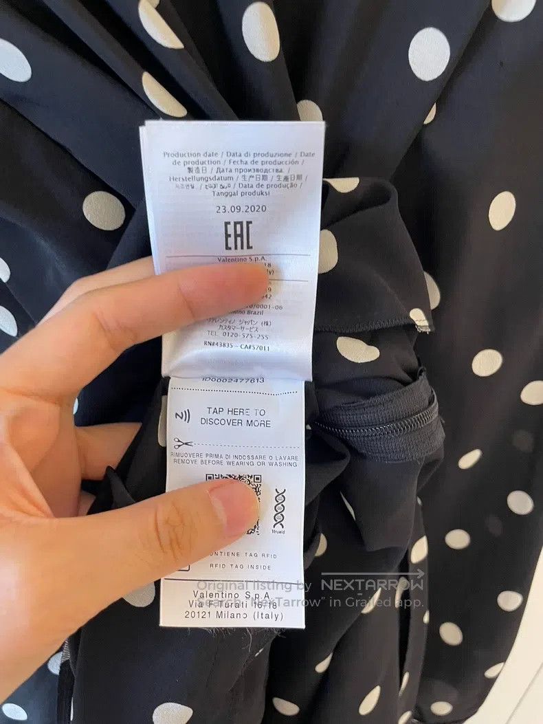Other Valentino Main line polka dot silk dress Size M / US 6-8 / IT 42-44 - 7 Thumbnail