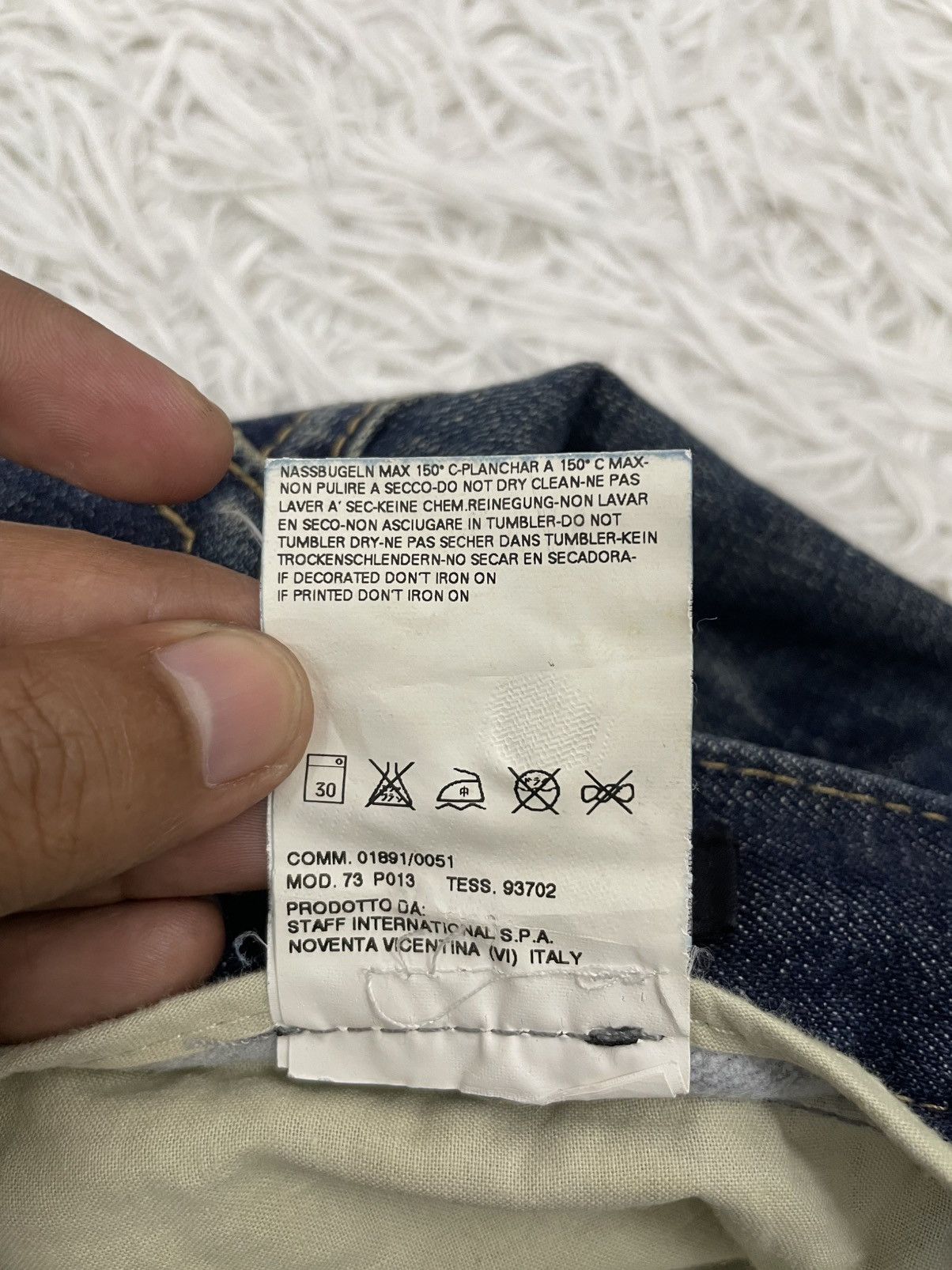 Dsquared2 Distress Dsquared2 3Q/Short Jeans Pant Made in Italy Size US 31 - 21 Thumbnail