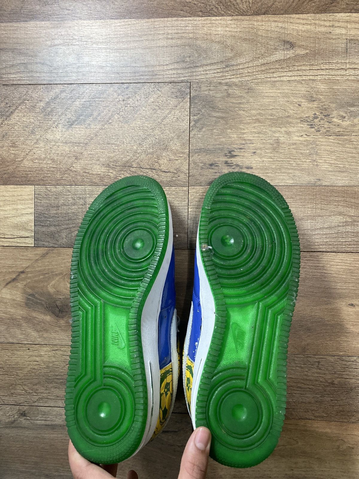 Nike Nike “Ronaldinho” Air Force 1 Premium Collection Royale Size US 9.5 / EU 42-43 - 4 Thumbnail