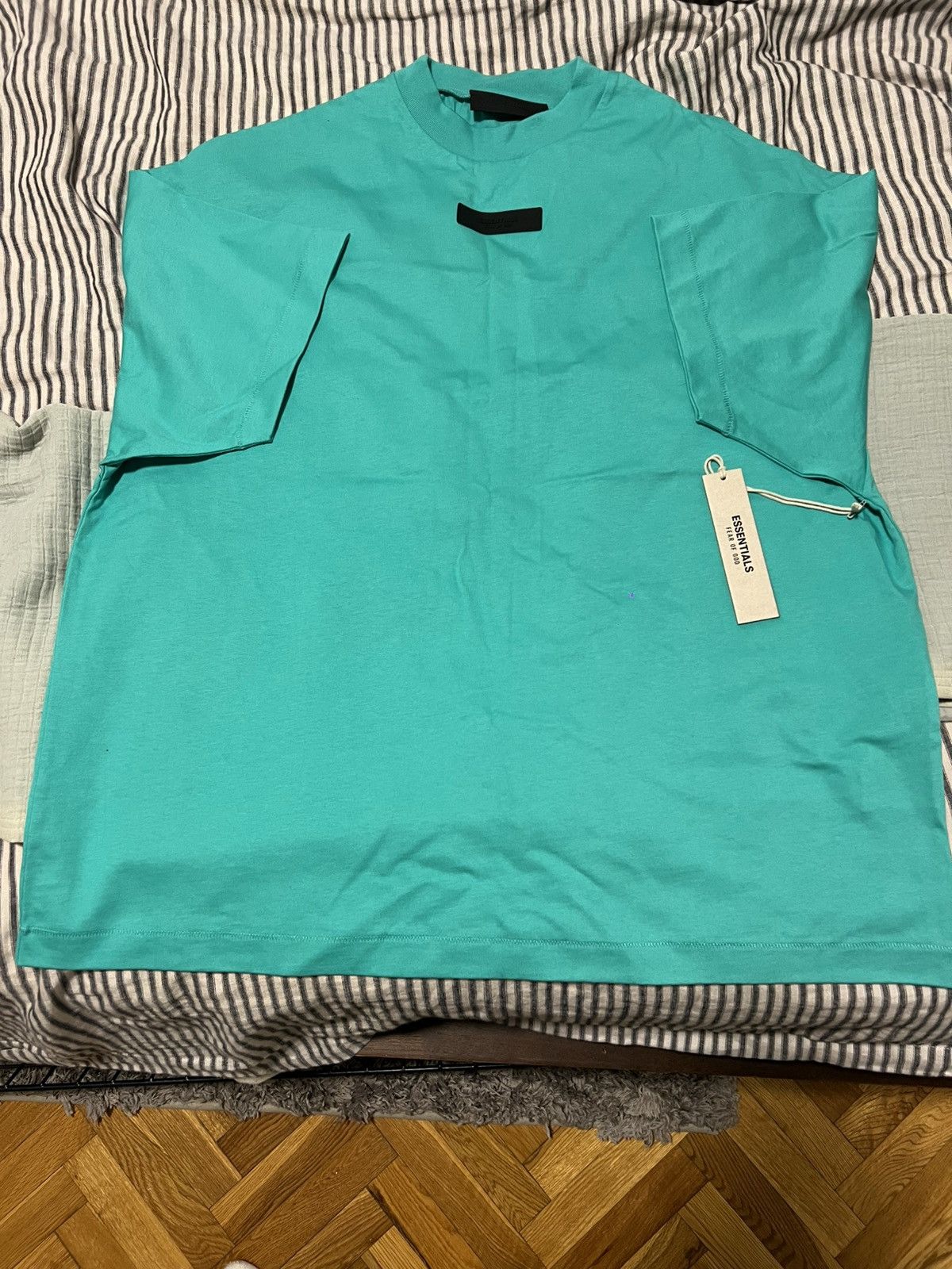 Essentials Essentials Turquoise Oversized T-shirt Size US S / EU 44-46 / 1 - 1 Thumbnail