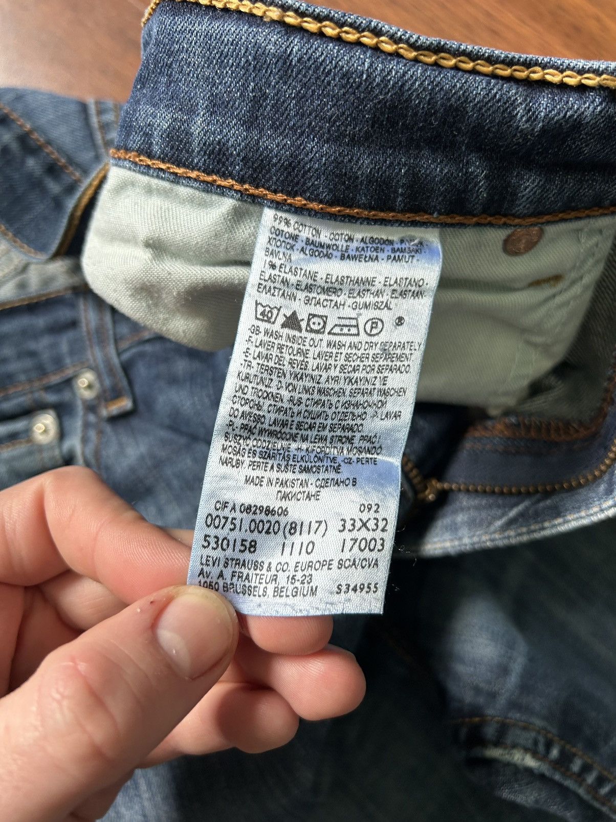 Levi's Vintage Levis 751 Denim Jeans Wash Faded Men’s Size W33 L32 Size US 33 - 13 Thumbnail