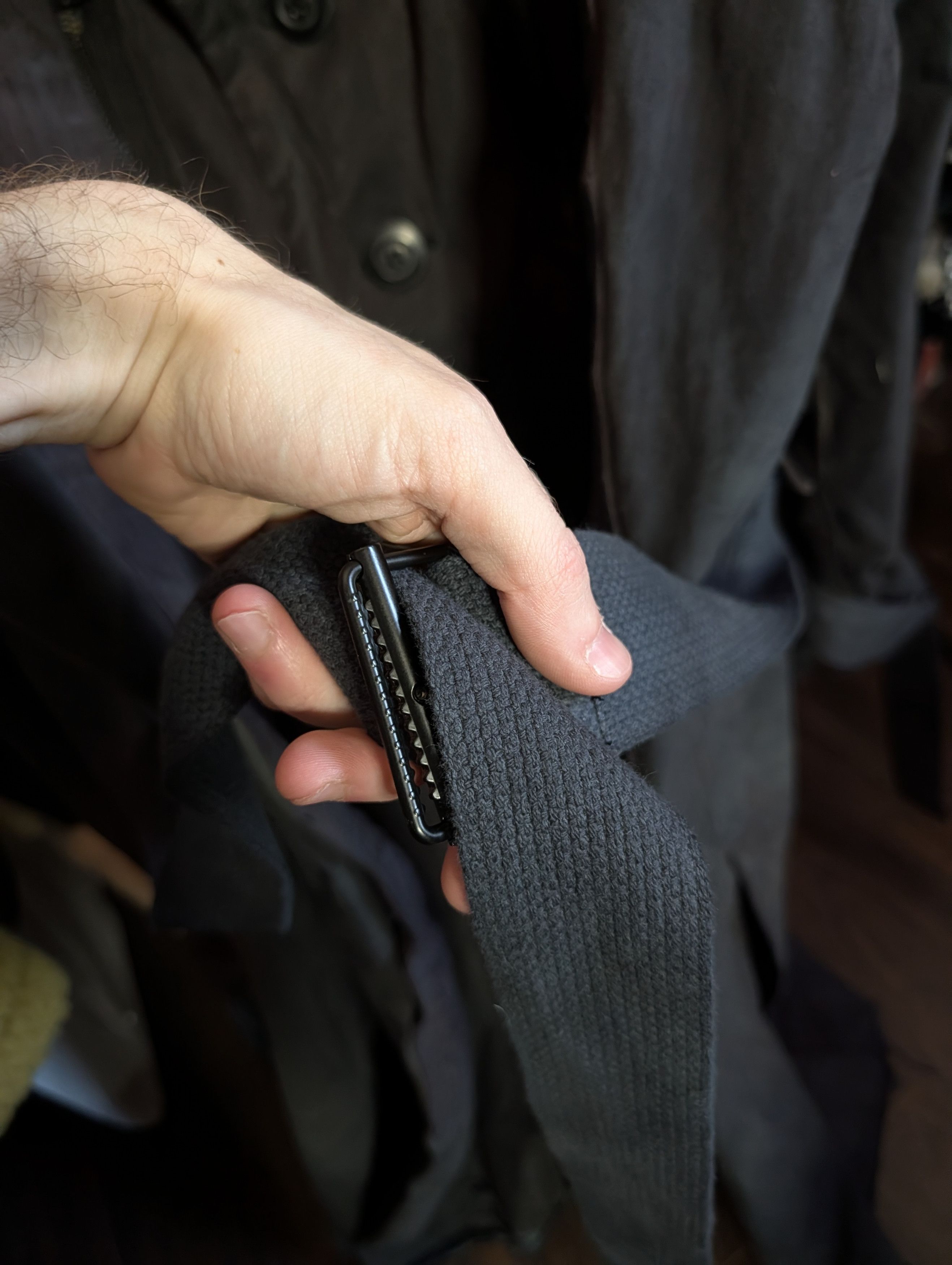 Zam Barrett BEAST COAT Black Garment Dyed Cotton Corduroy Trim Size US M / EU 48-50 / 2 - 7 Thumbnail