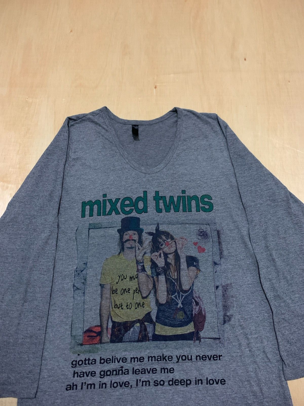 Hysteric Glamour × Japanese Brand Vintage Y2k Mixed Twins Photo tee Longslevee Size US M / EU 48-50 / 2 - 2 Thumbnail