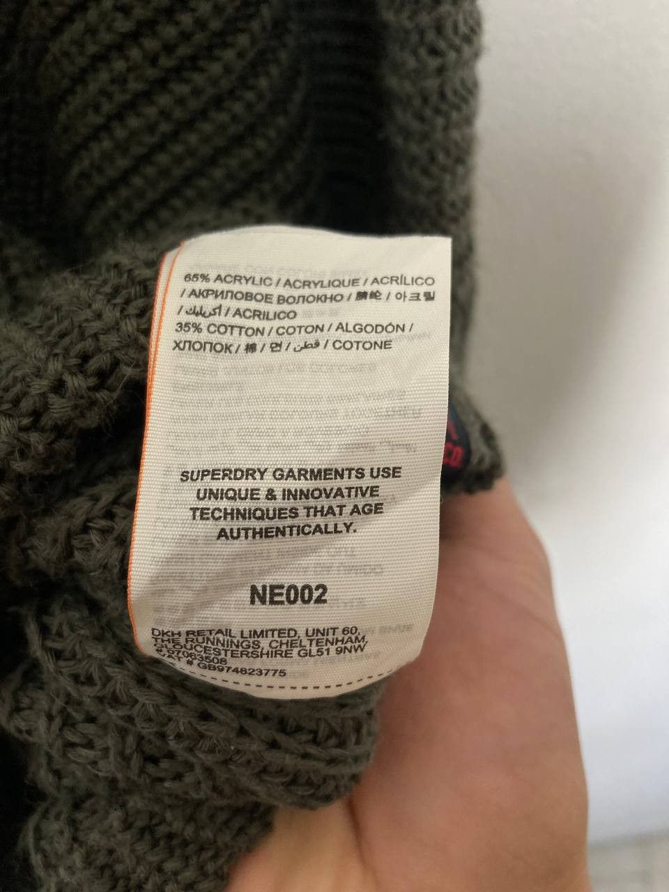 Superdry Super Dry Cora Ribbed V-Neck Pullover Size M / US 6-8 / IT 42-44 - 10 Thumbnail