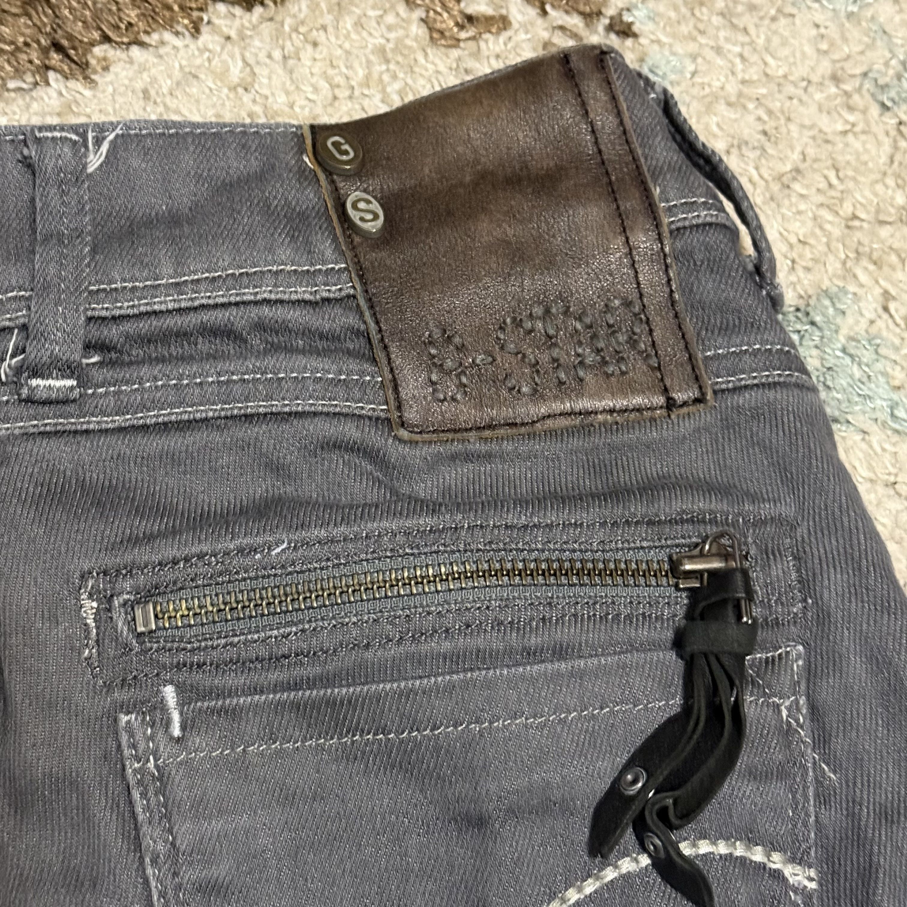 G-Star G Star Raw 3301 Skinny Jeans Gray Size 30x32 Size US 30 / EU 46 - 4 Thumbnail