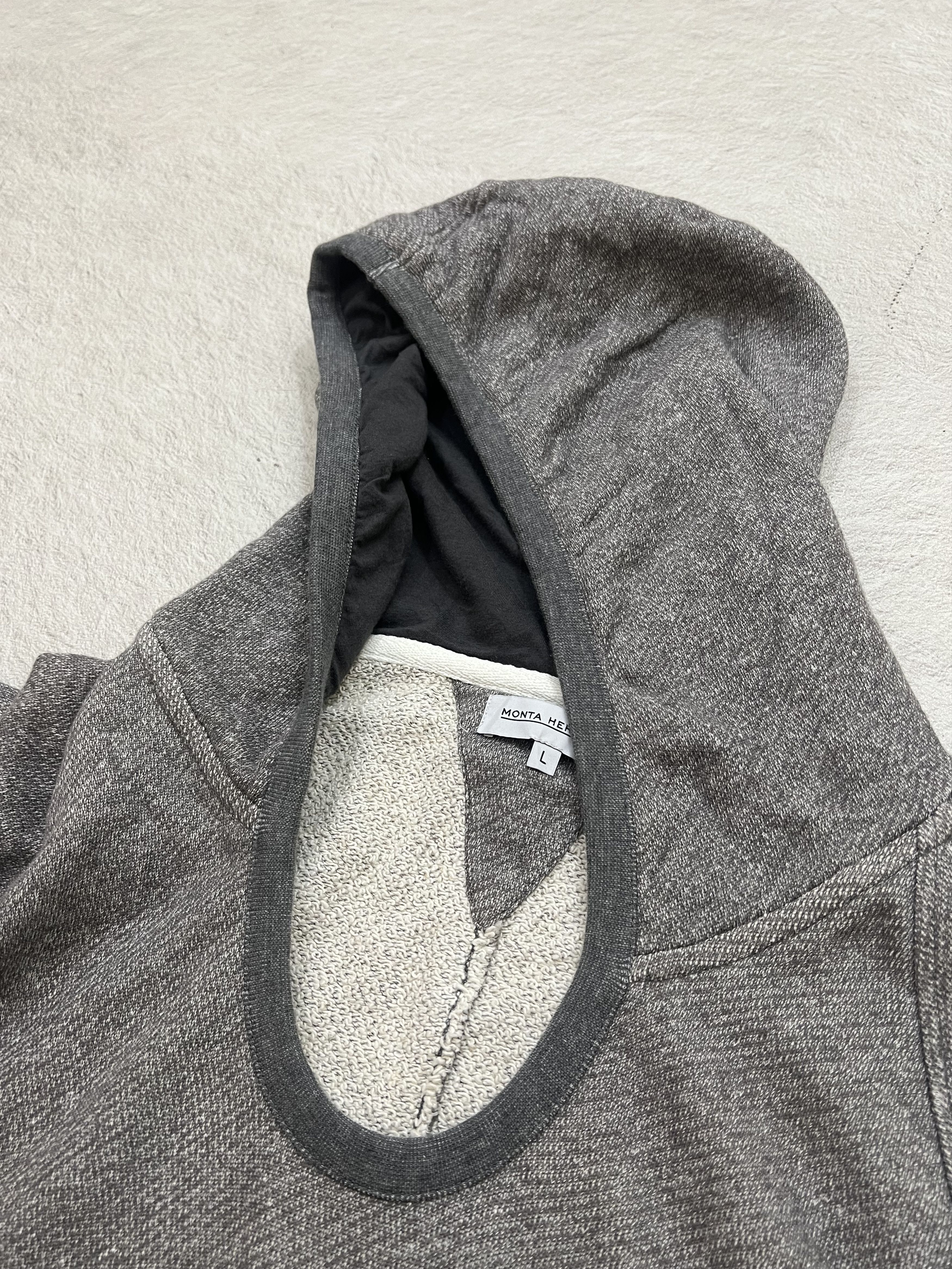 Japanese Brand 2000s Monta Heritage Hybrid Leather Zip Hoddie y2k Lgb Ifsix Size US L / EU 52-54 / 3 - 7 Thumbnail