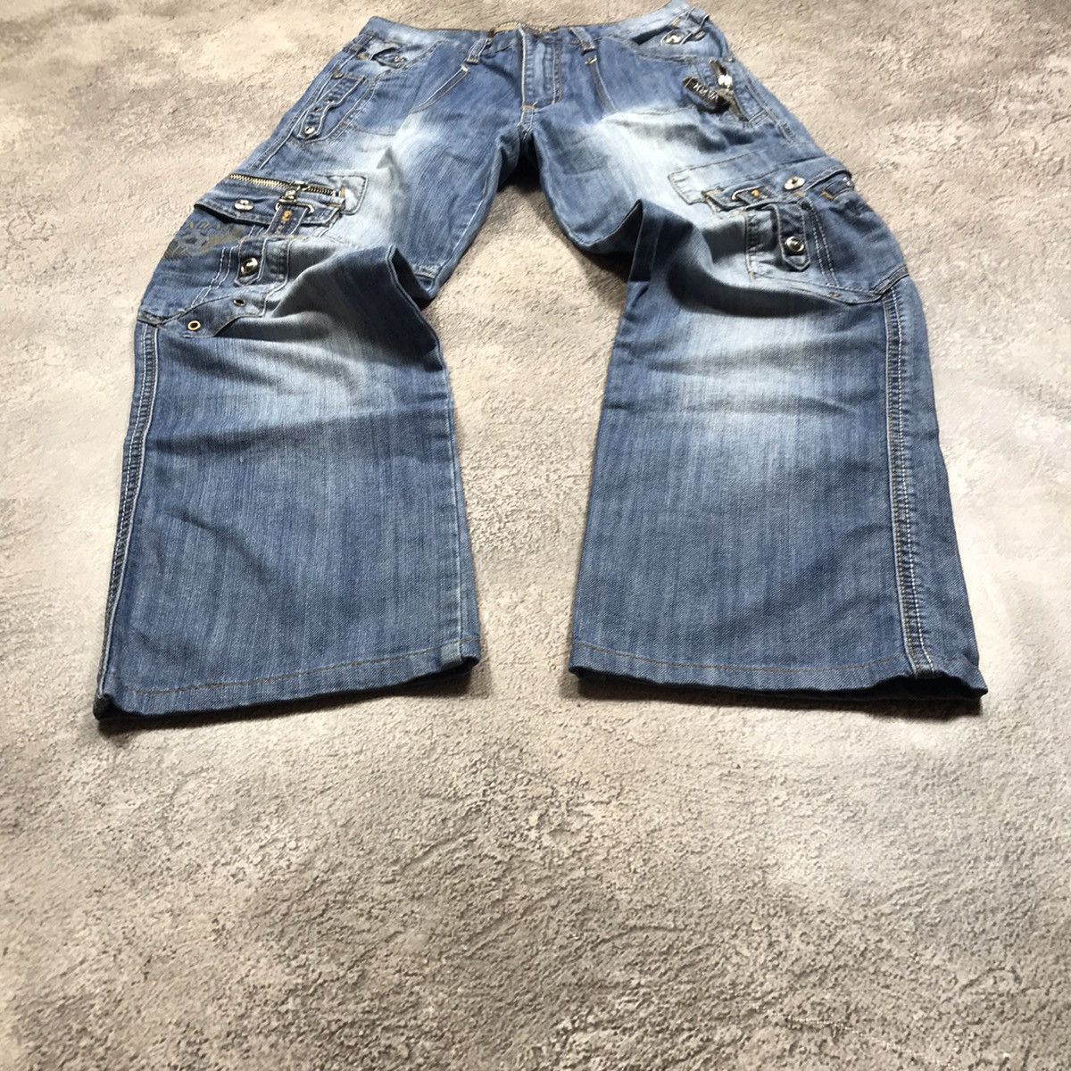 If Six Was Nine vintage y2k denim japan jeans distressed flared 90s Size 27" / US 4 / IT 40 - 1 Thumbnail