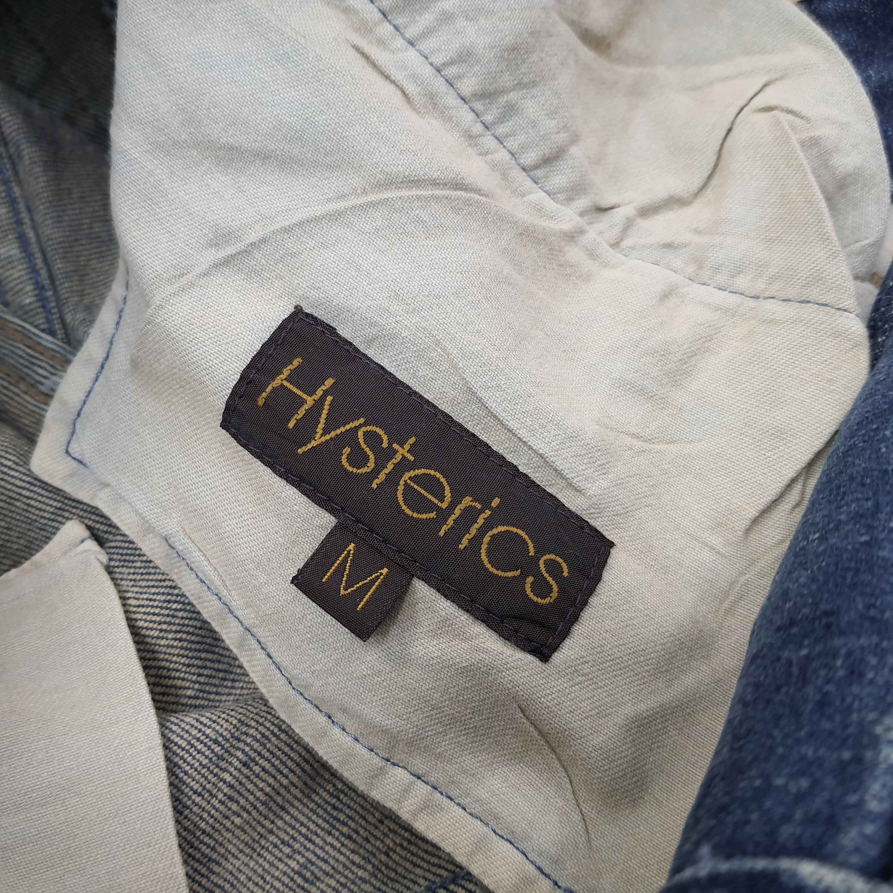 Hysteric Glamour Vintage Hysterics Patchwork Flare Custom Logo Jeans C265N4 Size 31" - 8 Thumbnail