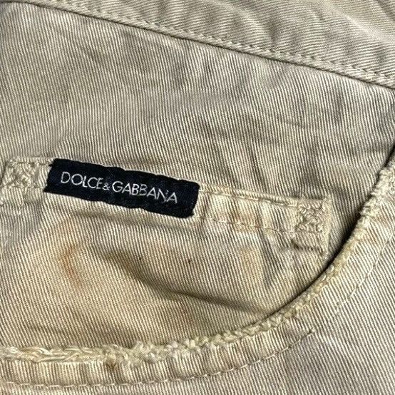 Dolce & Gabbana DOLCE & GABBANA DISTRESSED CHINO PANTS Size US 30 / EU 46 - 7 Thumbnail