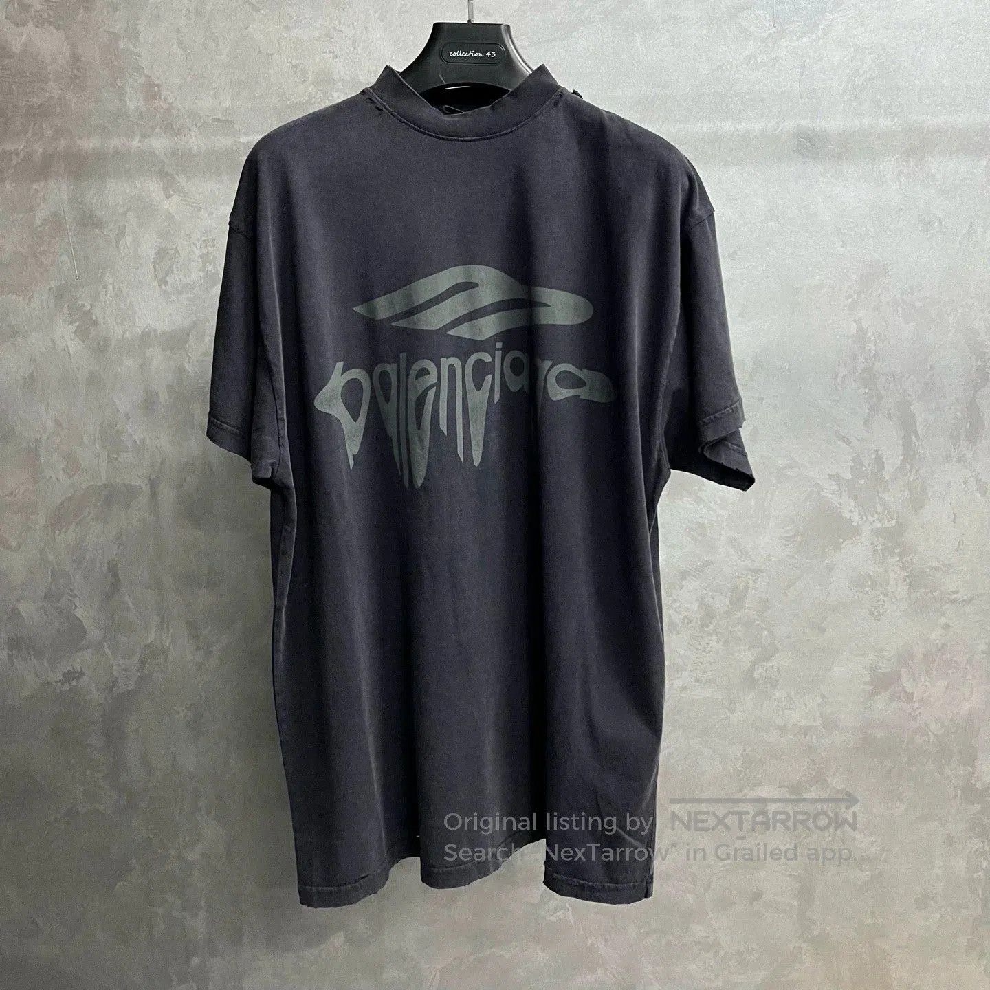 Balenciaga balenciaga oversized gray short sleeve t-shirt. Size US S / EU 44-46 / 1 - 1 Thumbnail