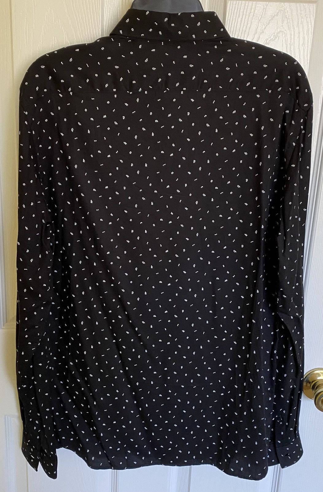 The Kooples The Kooples Men’s Black Letters Shirt Medium Size US M / EU 48-50 / 2 - 4 Thumbnail