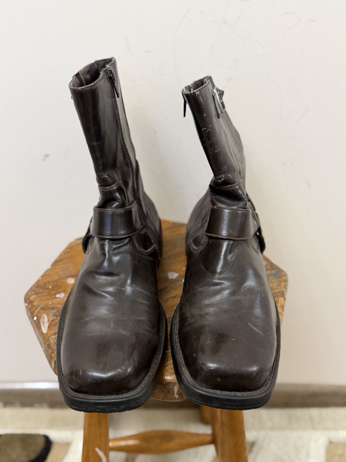 Vintage Vintage Leather Guidi Vibe Cowboy Ankle Avant-Garde Boots Size US 9 / EU 42 - 5 Thumbnail