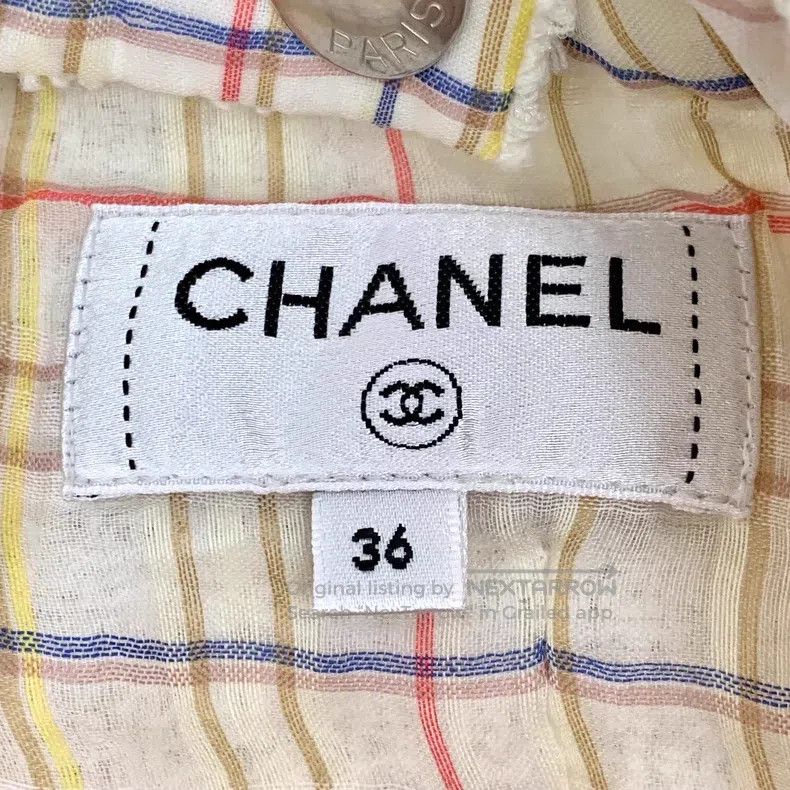 Chanel Chanel Station Series Beige Pocket Woven Half-length A-lin Size 24" / US 00 / IT 34 - 6 Thumbnail