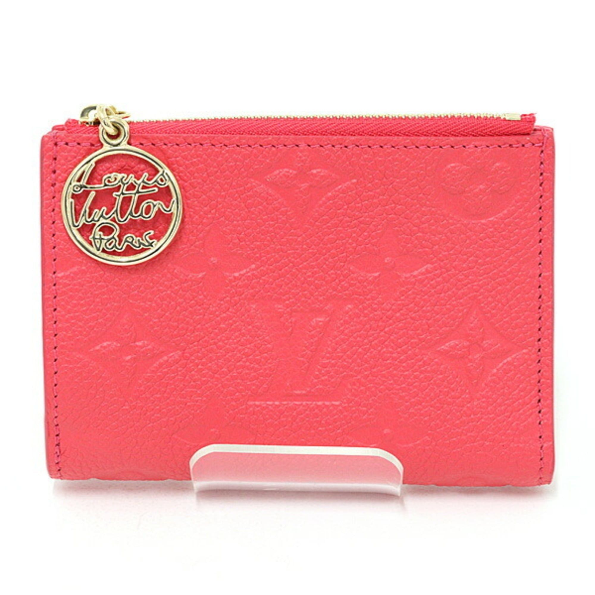 Louis Vuitton Louis Vuitton Portefeuille Lisa Monogram Empreinte Strawberry Pink M28271 Unused Size ONE SIZE - 1 Thumbnail