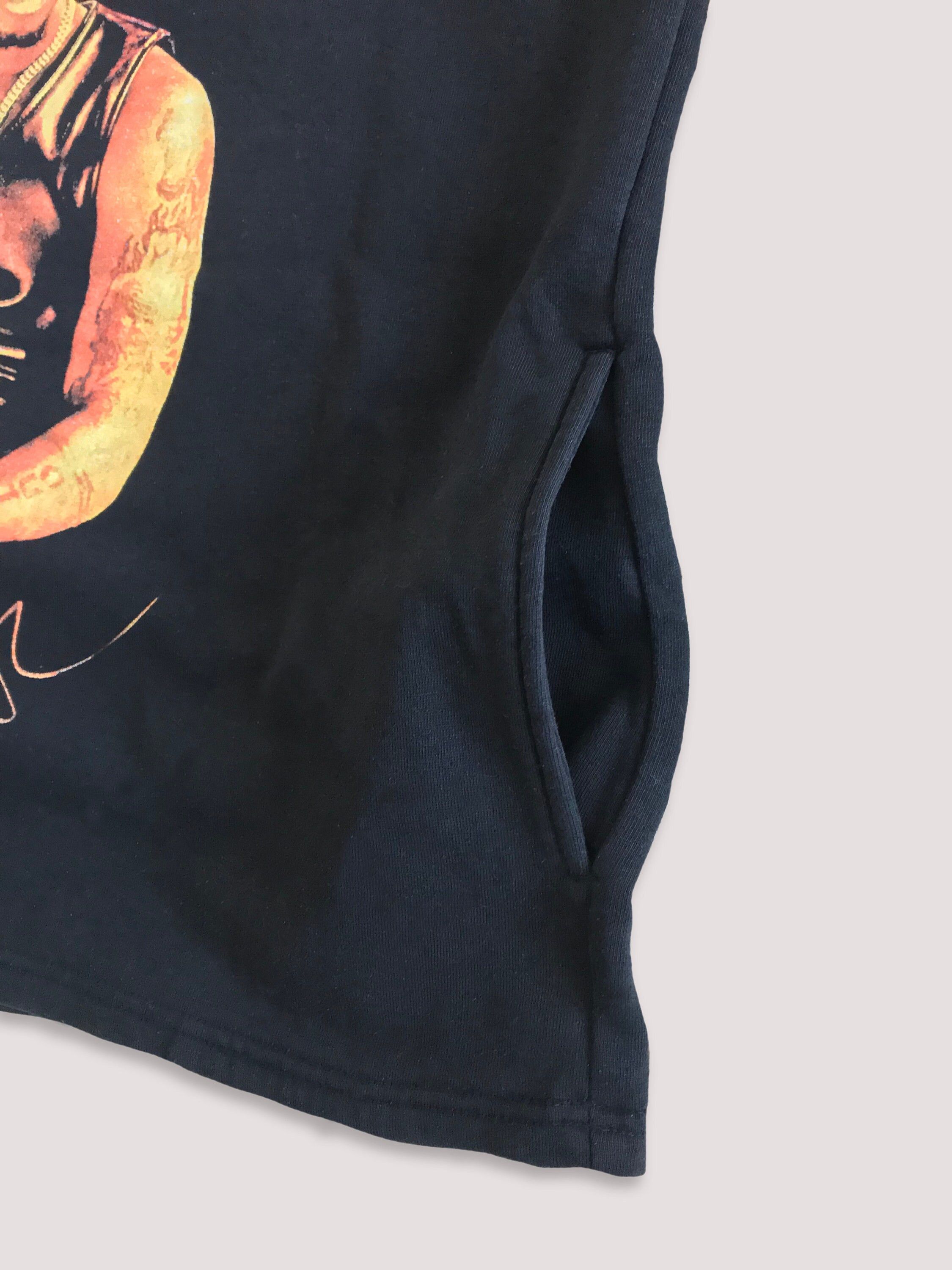 Rap Tees Vintage 90s 2PAC Hoodie Tupac Shakur Hip Hop Rap Versace Size US XL / EU 56 / 4 - 10 Thumbnail