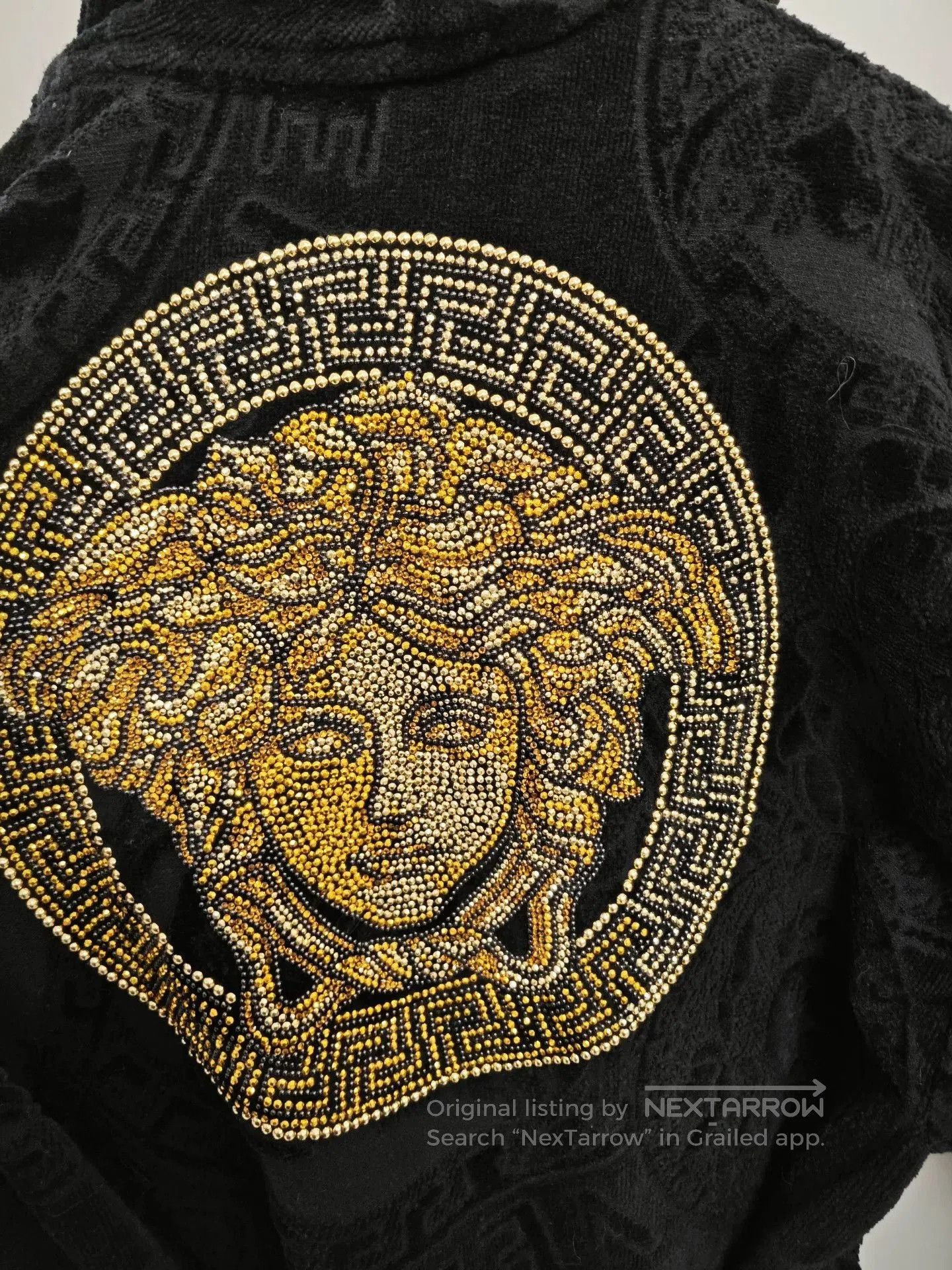 Versace Versace Printed Belted Mid-Length Robe. Size US M / EU 48-50 / 2 - 3 Thumbnail