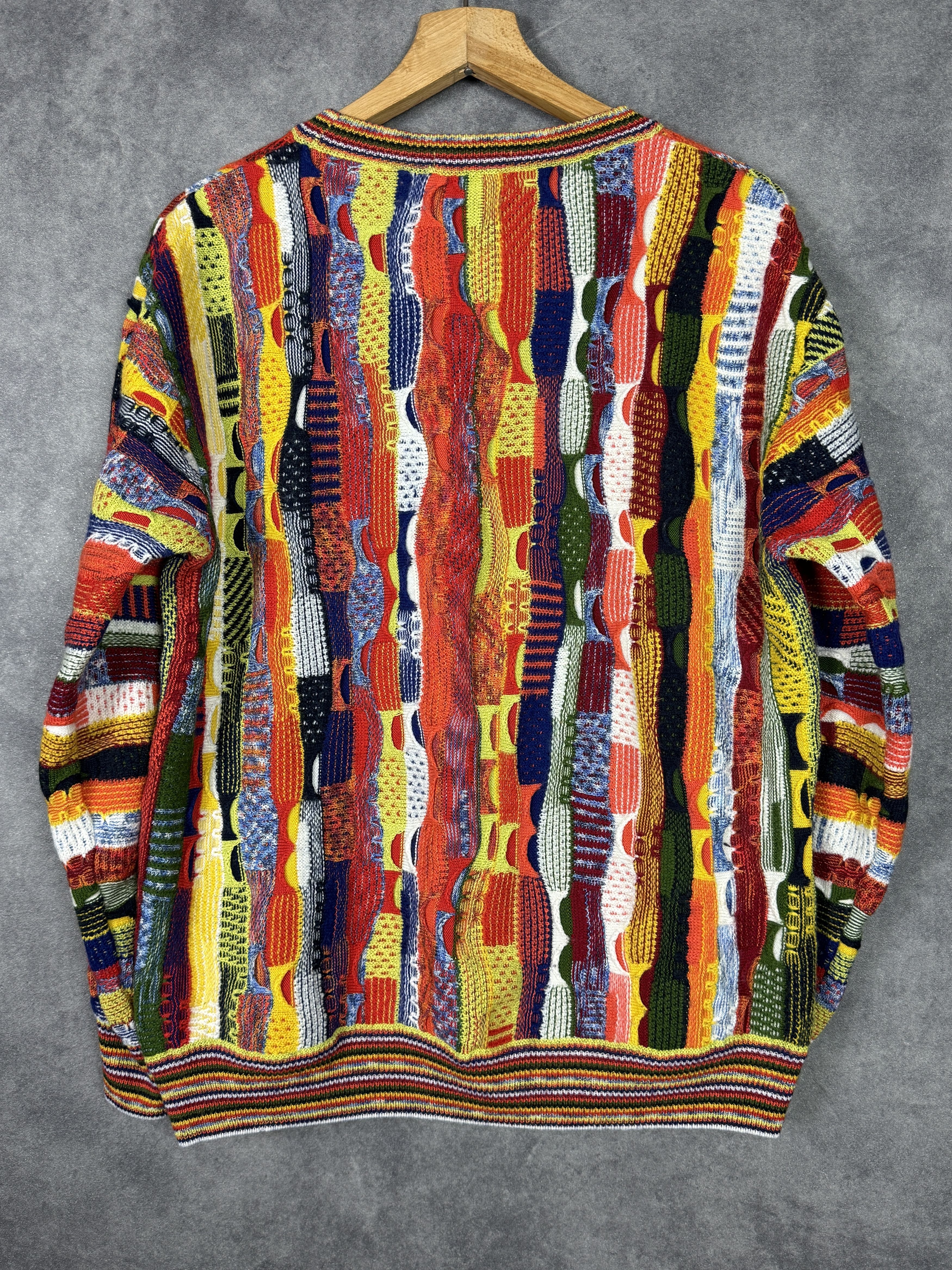 Carlo Colucci Carlo Colucci sweater made in Italy colorful virgin wool Size US XL / EU 56 / 4 - 8 Thumbnail