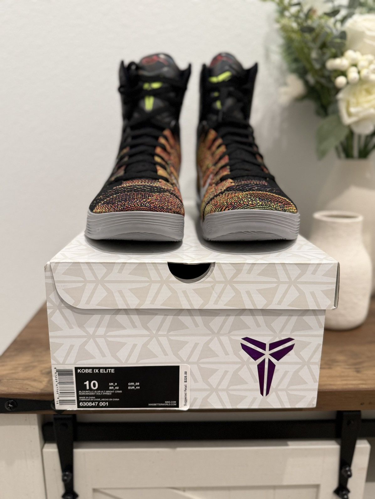 Nike Nike Kobe IX Elite Masterpiece 2014 (630847 001) Size 10 Size US 10 / EU 43 - 1 Thumbnail