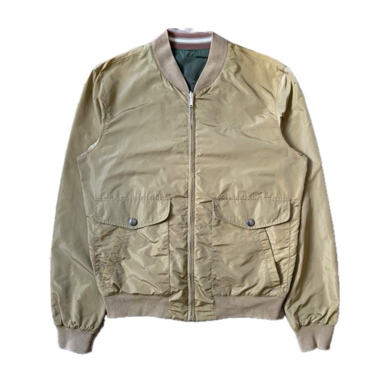 Gucci Vintage Gucci Reversible Nylon Military Jacket Size US XXL / EU 58 / 5 - 1 Thumbnail