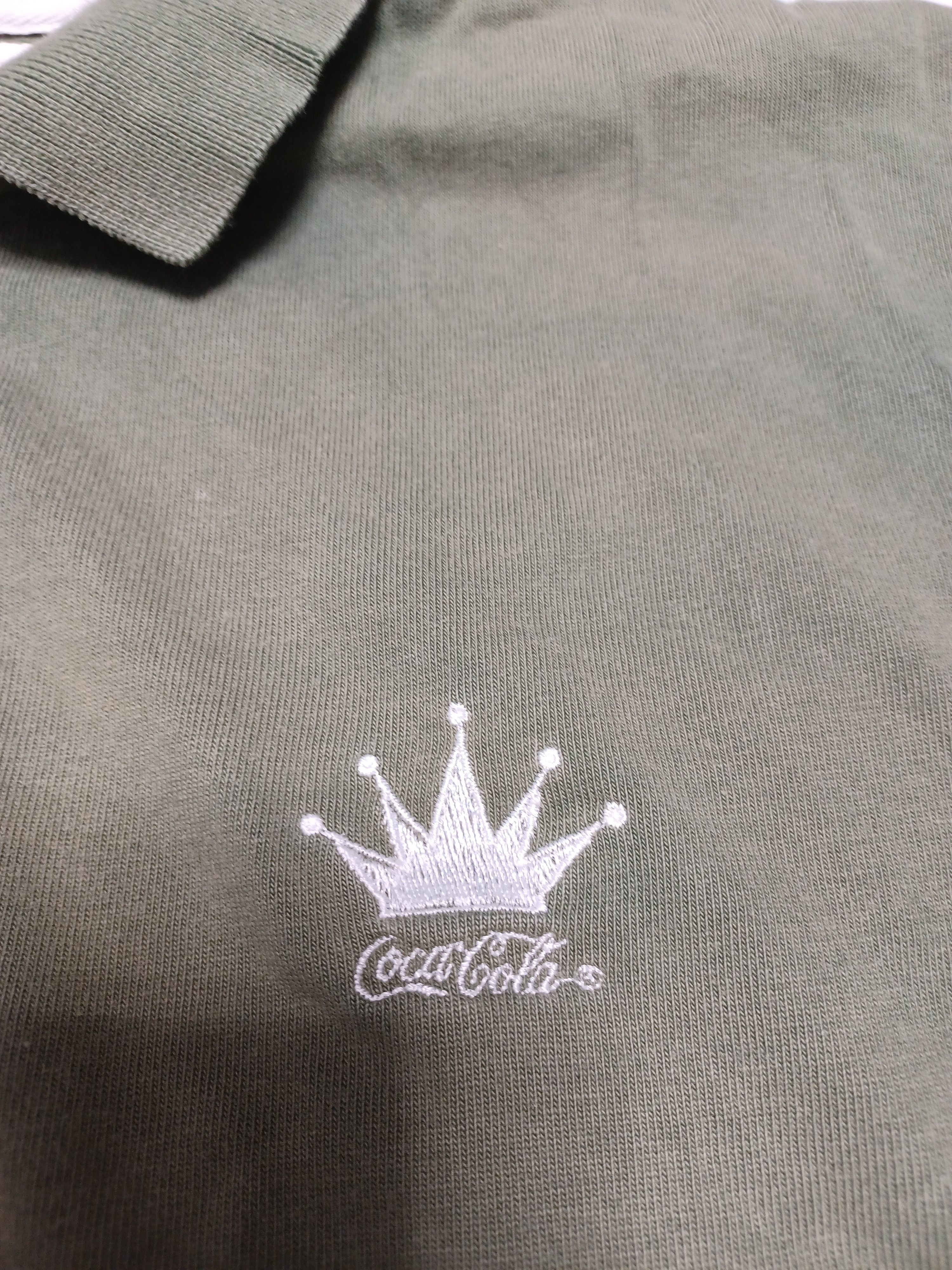 Coca Cola 1989 made in Portugal coca-cola faded totaled rugby shirt Size US L / EU 52-54 / 3 - 3 Thumbnail