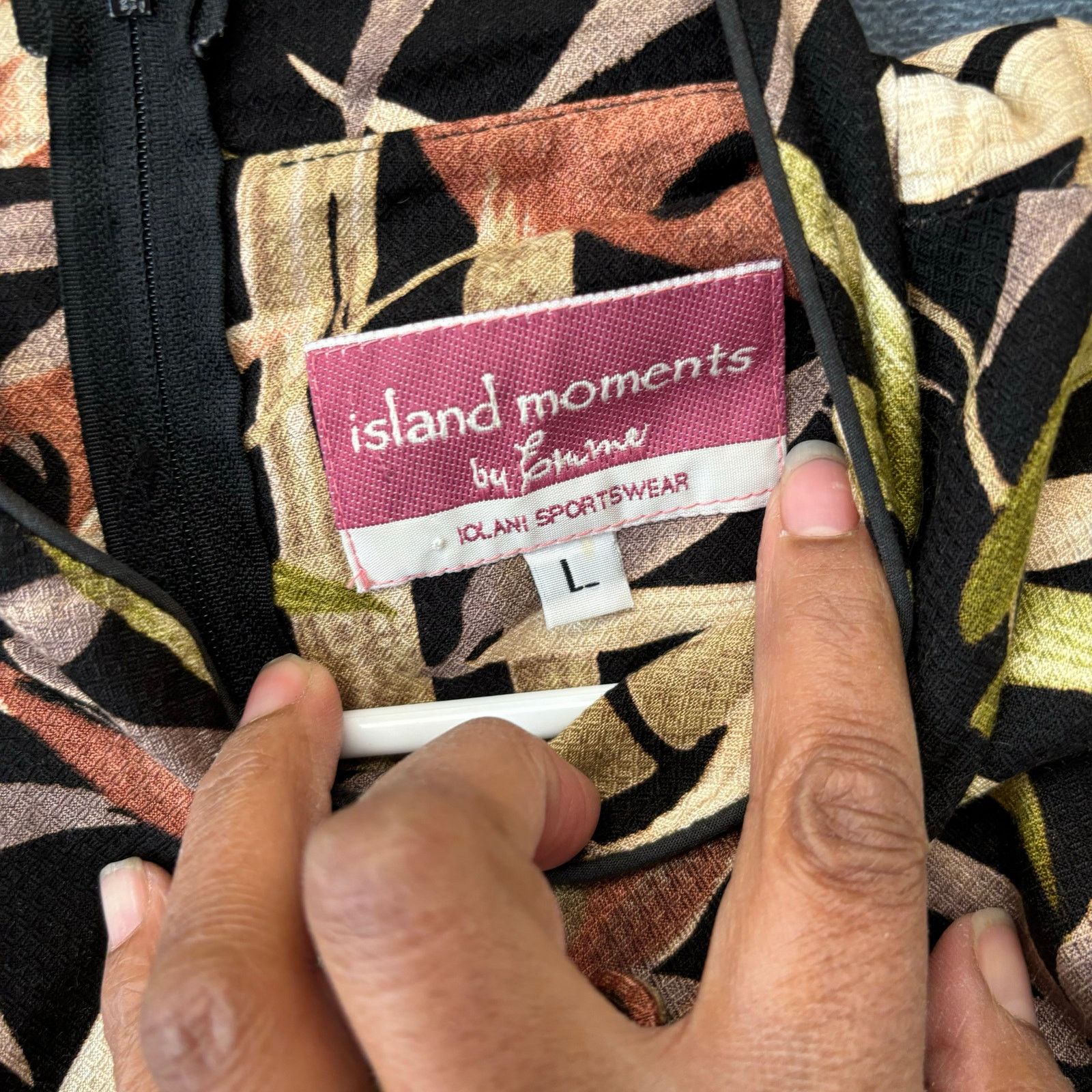 Other Island Moments Dress by Emma Bamboo Print Large Sleeveless Size L / US 10 / IT 46 - 3 Thumbnail