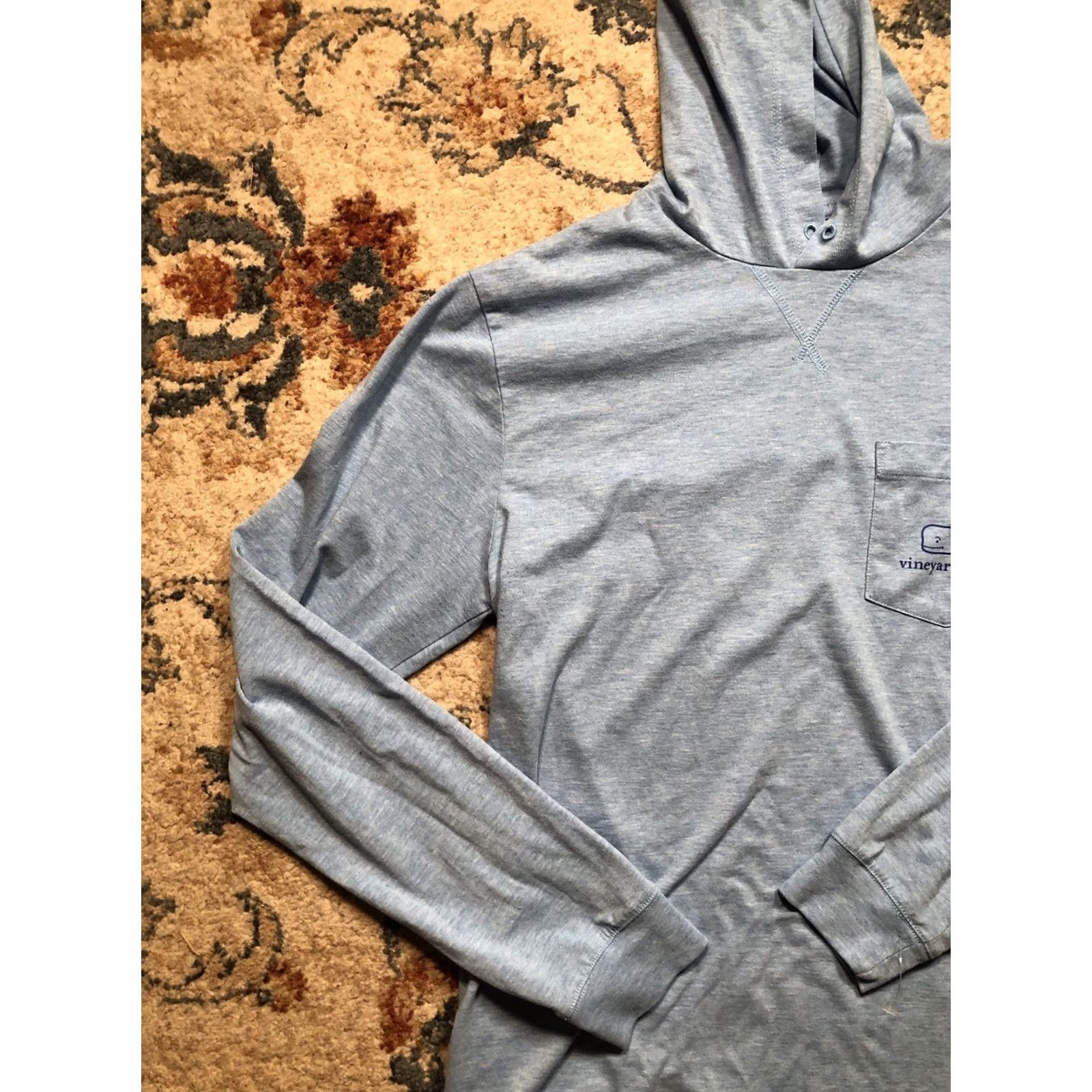 Vineyard Vines Vineyard Vines Whale Logo Classic Hoodie Long Sleeve Tee Shirt Small Men’s Green Shirt Size US S / EU 44-46 / 1 - 3 Thumbnail