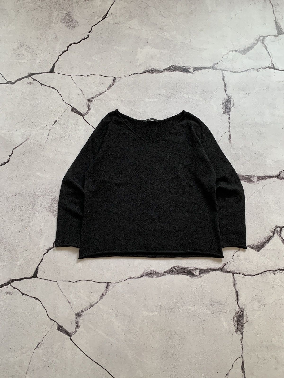 Designer Annette Görtz Avant Garde V Neck Relaxed Sweater Size M / US 6-8 / IT 42-44 - 1 Thumbnail