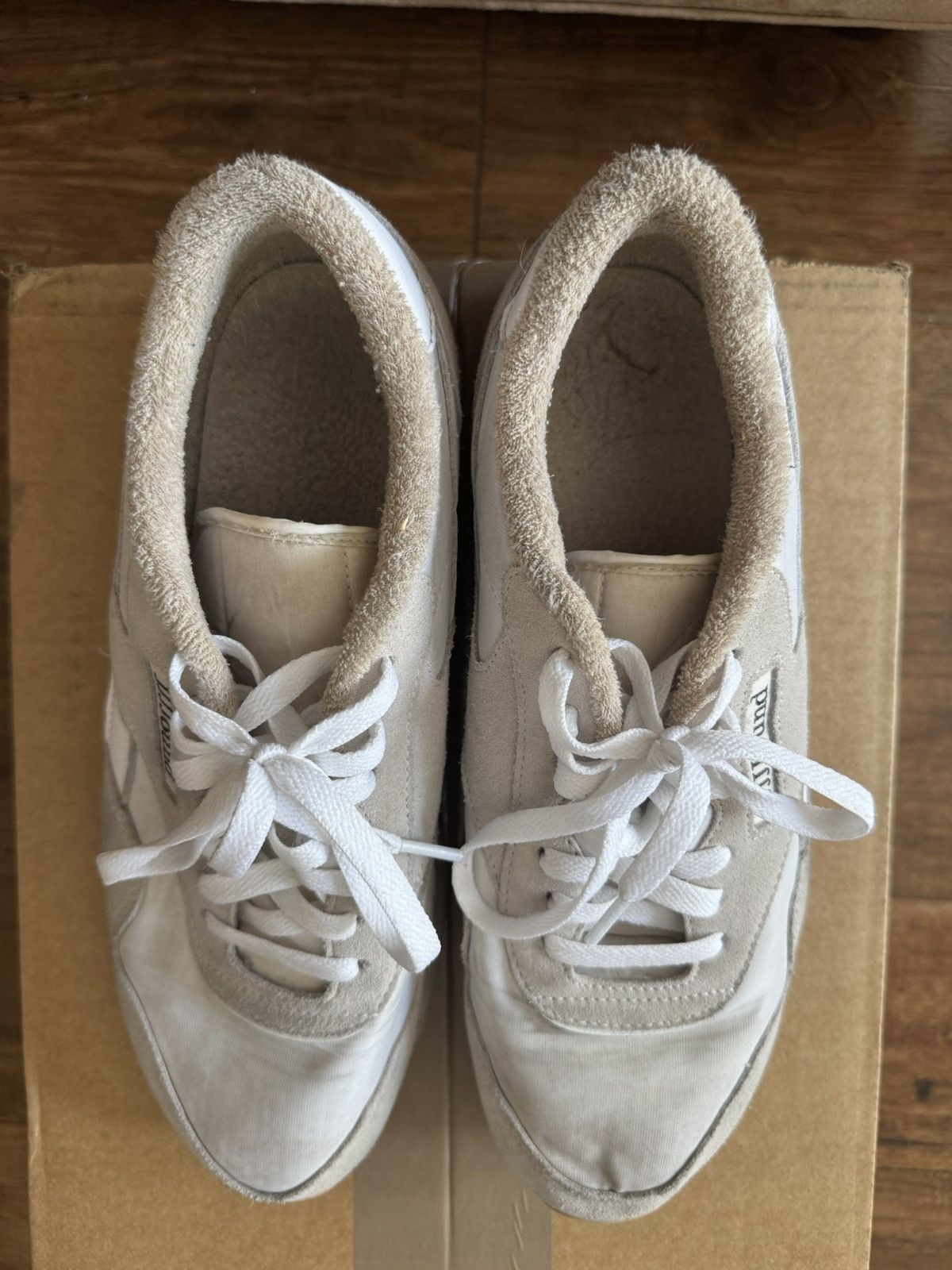 JJJJound × Reebok Jjjjound x Reebok Classic Nylon White Size US 12 / EU 45 - 3 Thumbnail
