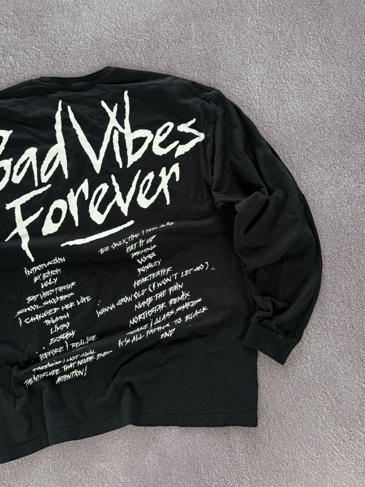 Rap Tees XXXTENTACION Bad Vibes Forever People Suck Longsleeve Size US XXL / EU 58 / 5 - 5 Thumbnail