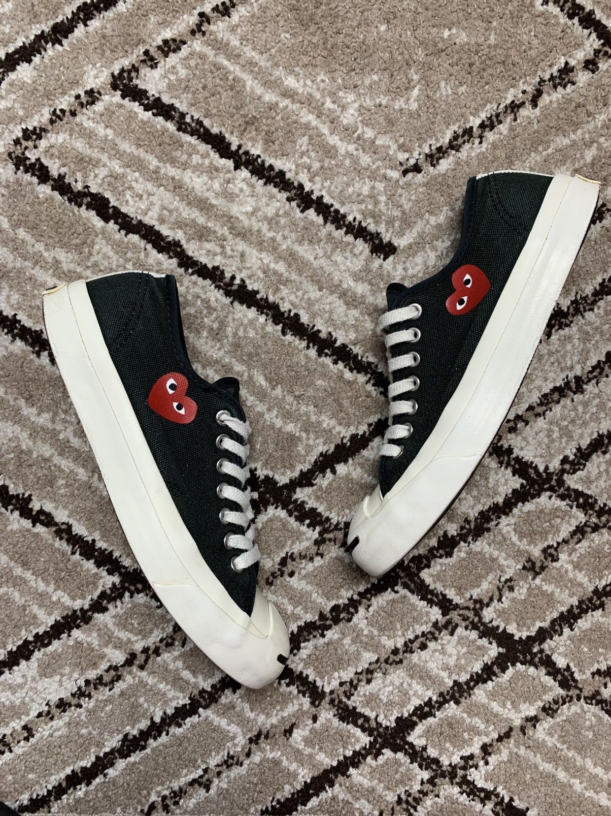 Comme des Garcons PLAY × Converse Converse Jack Purcell x CDG 2008 Collaboration Size US 6.5 / EU 39-40 - 3 Thumbnail