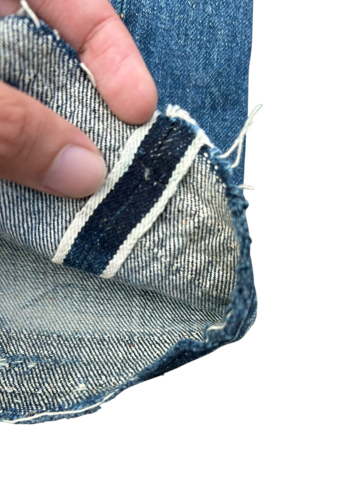 Kapital Kapital Selvedge Jeans Patchwork Hippies Rework Insane Denim Size US 31 - 3 Thumbnail