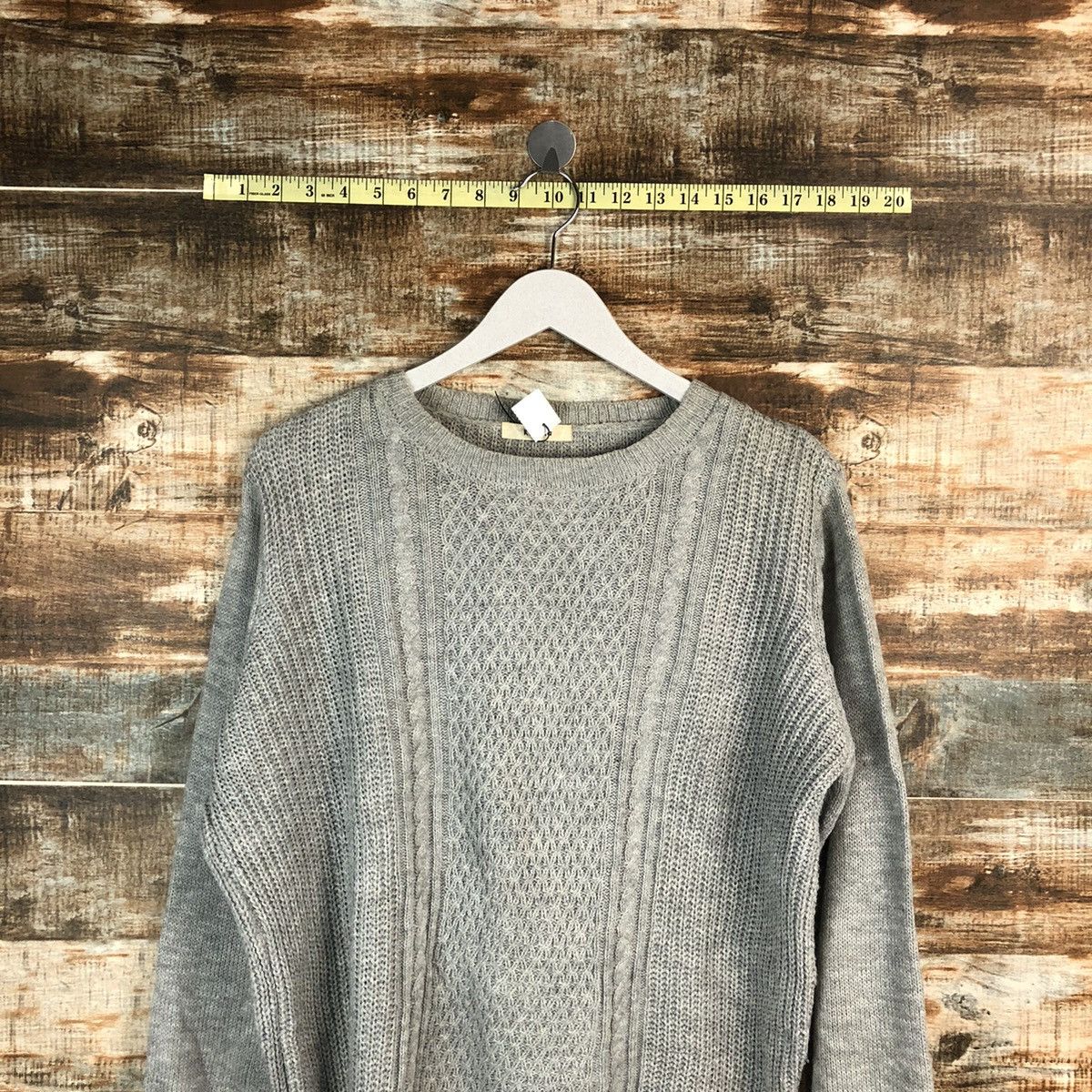Homespun Knitwear × Japanese Brand Khalita vintage Grey Knitwear #A1700 Size US L / EU 52-54 / 3 - 2 Thumbnail