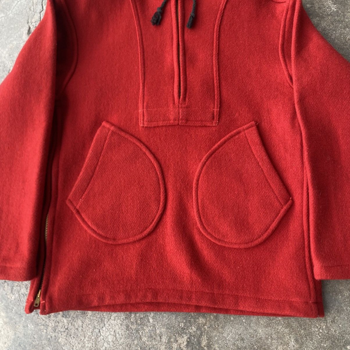Warehouse Warehouse Pullover Wool Melton Jacket Side Zipper Talon USA Size US S / EU 44-46 / 1 - 17 Thumbnail