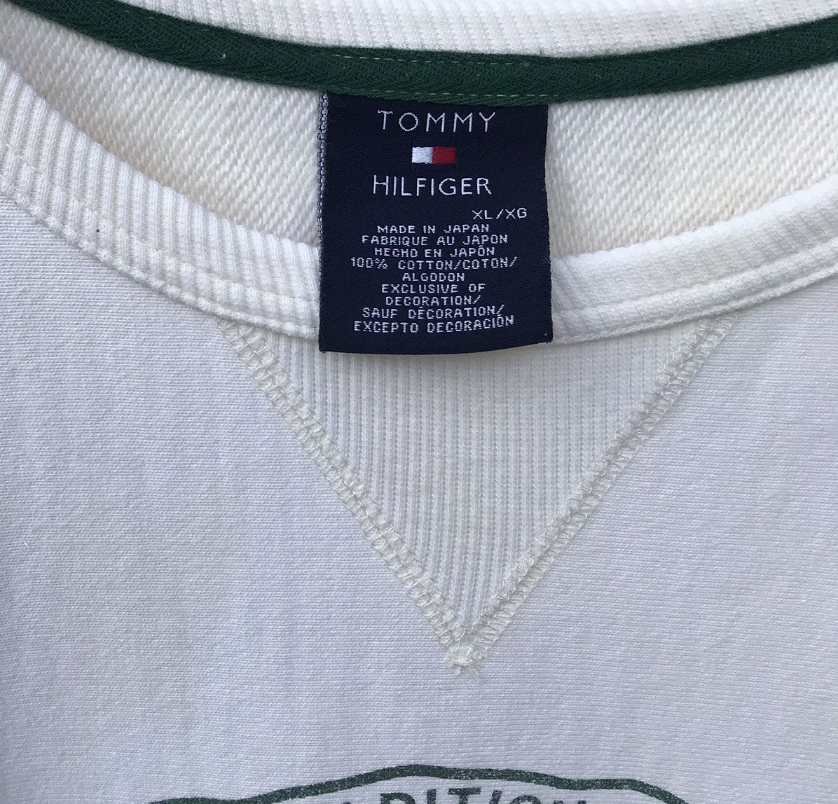 Tommy Hilfiger Vintage Tommy Hilfiger Spellout Pullover Sweatshirt Size US L / EU 52-54 / 3 - 2 Thumbnail