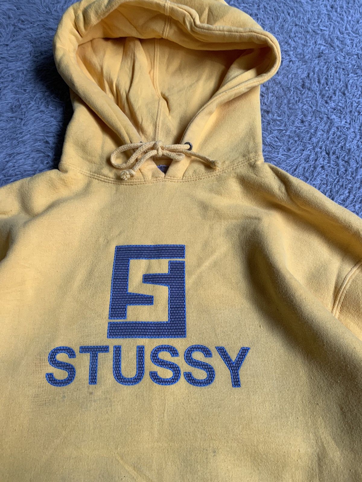 Stussy × Vintage Vintage Stussy Ripoff Fendi Hoodie Size US L / EU 52-54 / 3 - 4 Thumbnail