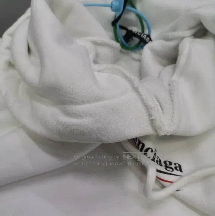 Balenciaga Balenciaga Political Campaign Logo Hooded Sweatshirt. Size US L / EU 52-54 / 3 - 6 Thumbnail