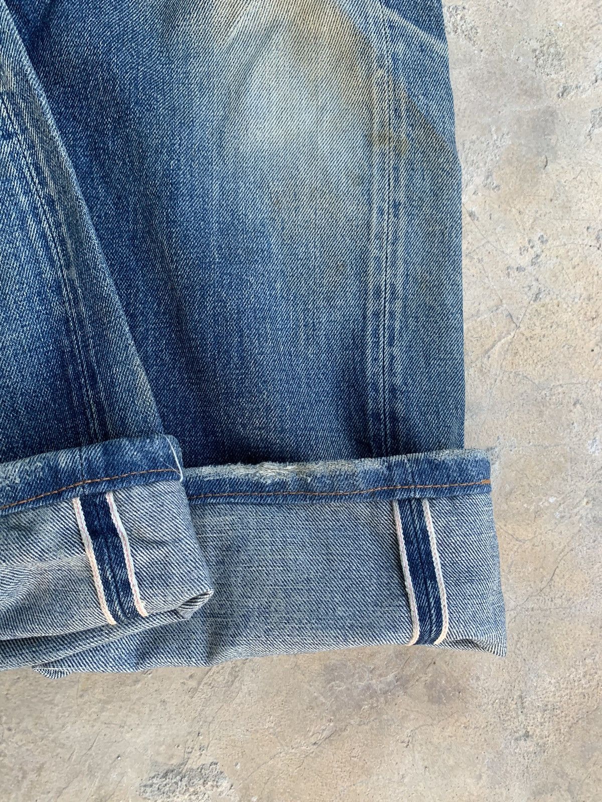 Sugar Cane Vintage Distressed Sugar Cane Redline Selvedge Denim Size US 30 / EU 46 - 9 Thumbnail