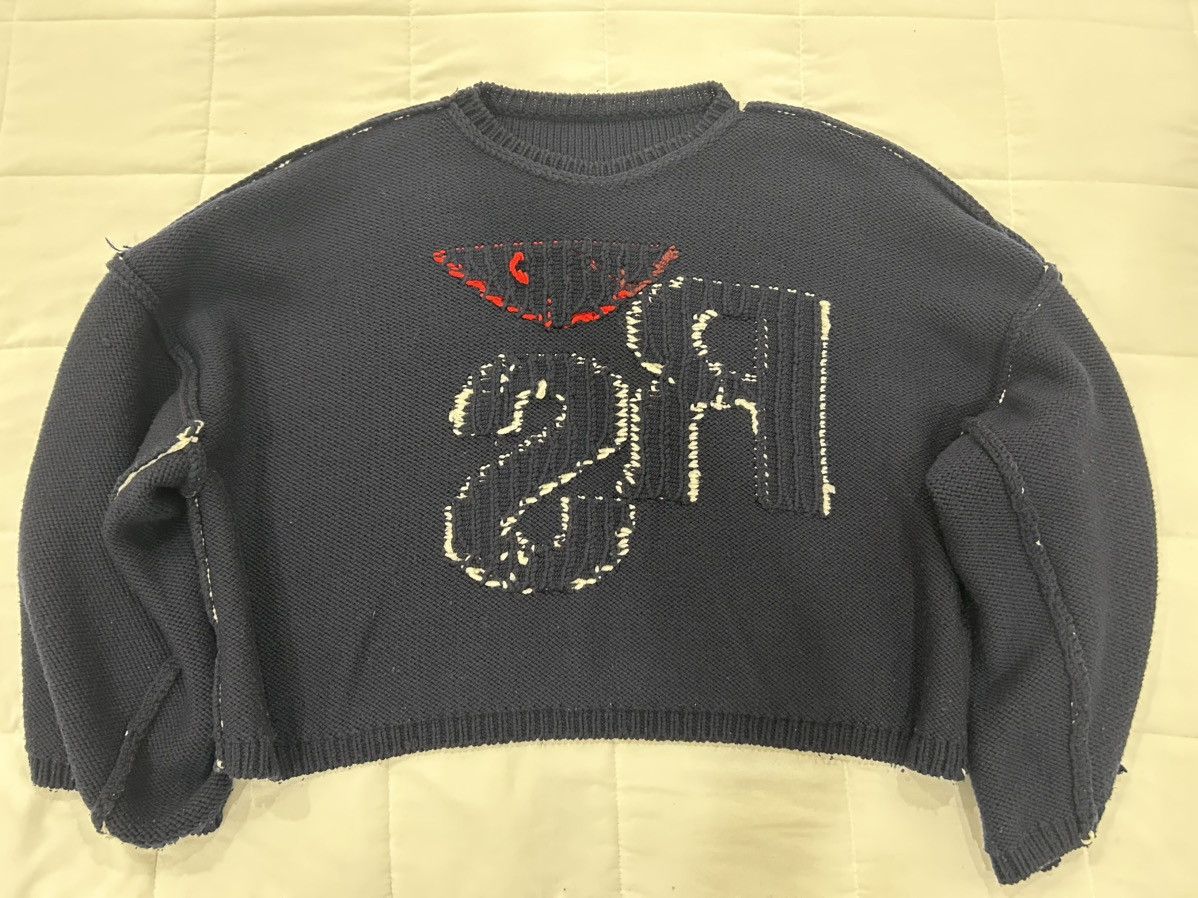 Raf Simons Raf Simons RS oversized cropped sweater Size US M / EU 48-50 / 2 - 5 Thumbnail