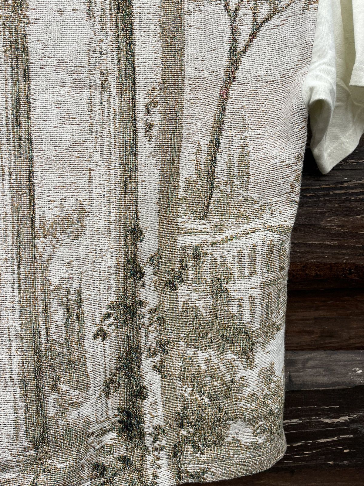 Designer Liv Sin Pray embroidered full back antique t-shirt tee hand Size US XS / EU 42 / 0 - 6 Thumbnail