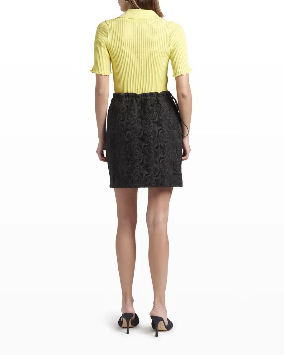 Bottega Veneta o1loc1c0824 672044 Polo Shirt in Yellow Size L / US 10 / IT 46 - 5 Thumbnail