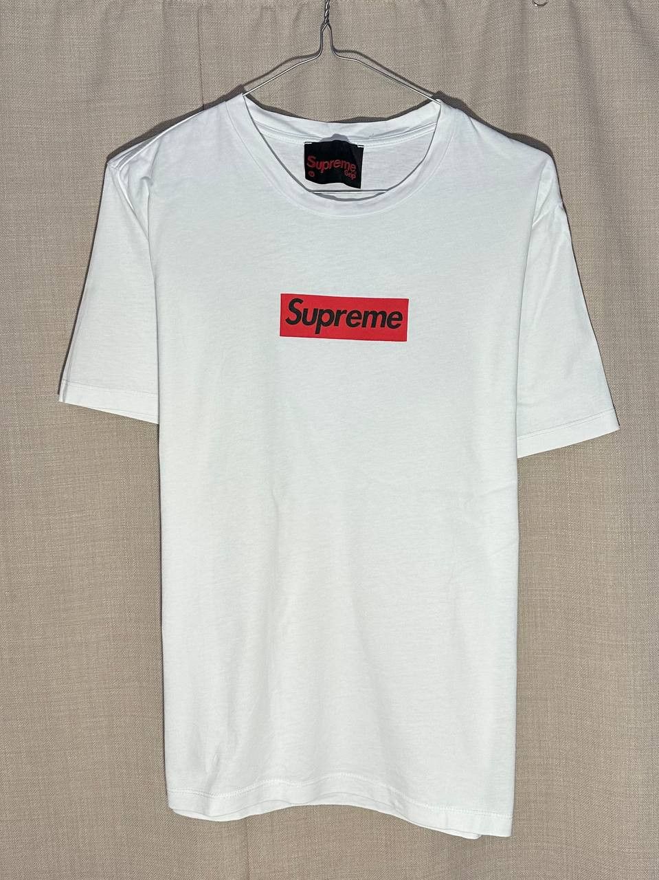 Supreme SUPREME grip t shirt classic white red logo cotton t shirt Size US M / EU 48-50 / 2 - 1 Thumbnail