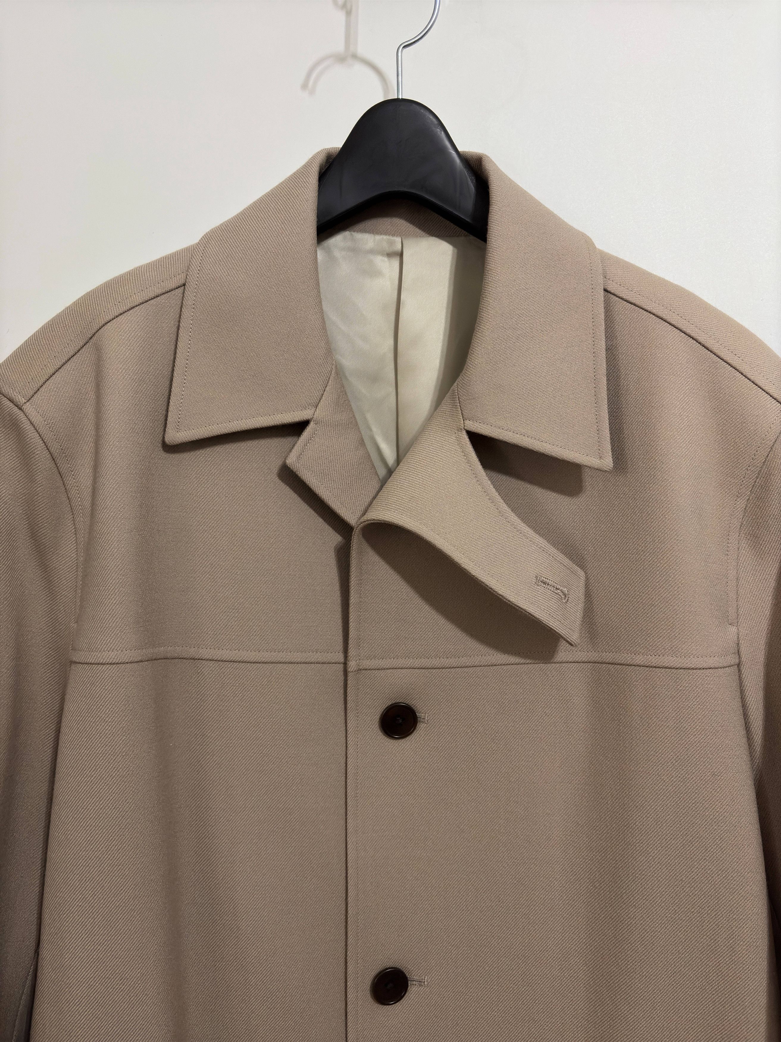 Commission Signature Flap Collar Long Coat Size US M / EU 48-50 / 2 - 2 Thumbnail