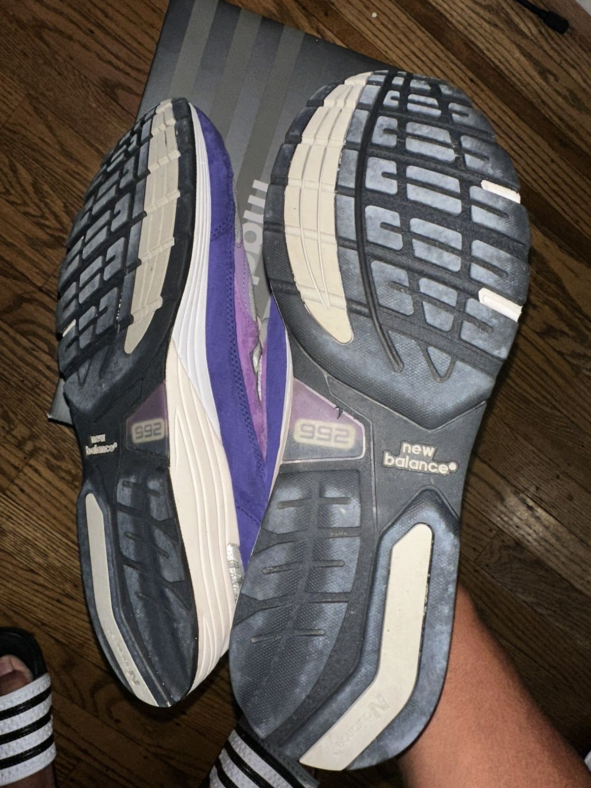 New Balance Size 13- New Balance 992 Gray/Purple/Violet M992AA Size US 13 / EU 46 - 6 Thumbnail