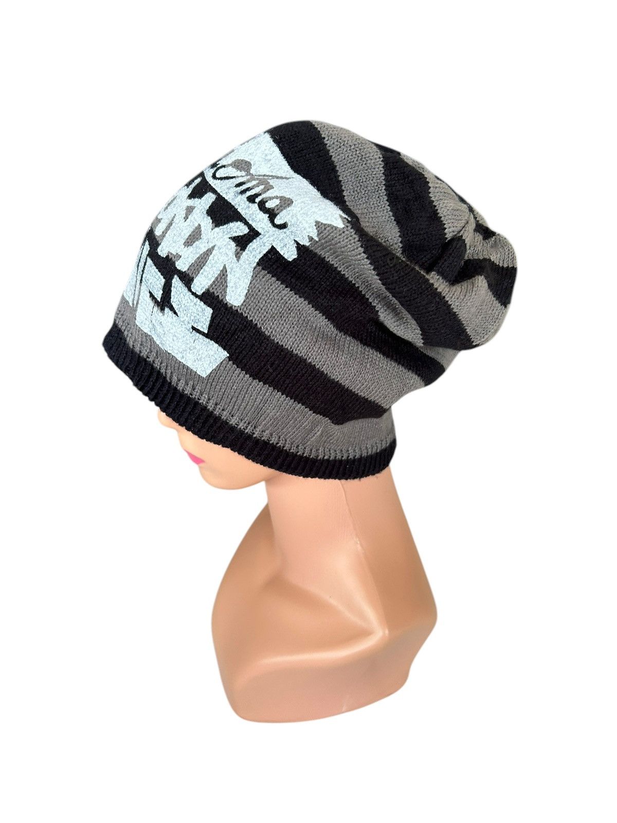 Japanese Brand × Kapital × Vintage Distressed Japanese Punk Style Reversible Beanie Hats Size ONE SIZE - 13 Thumbnail