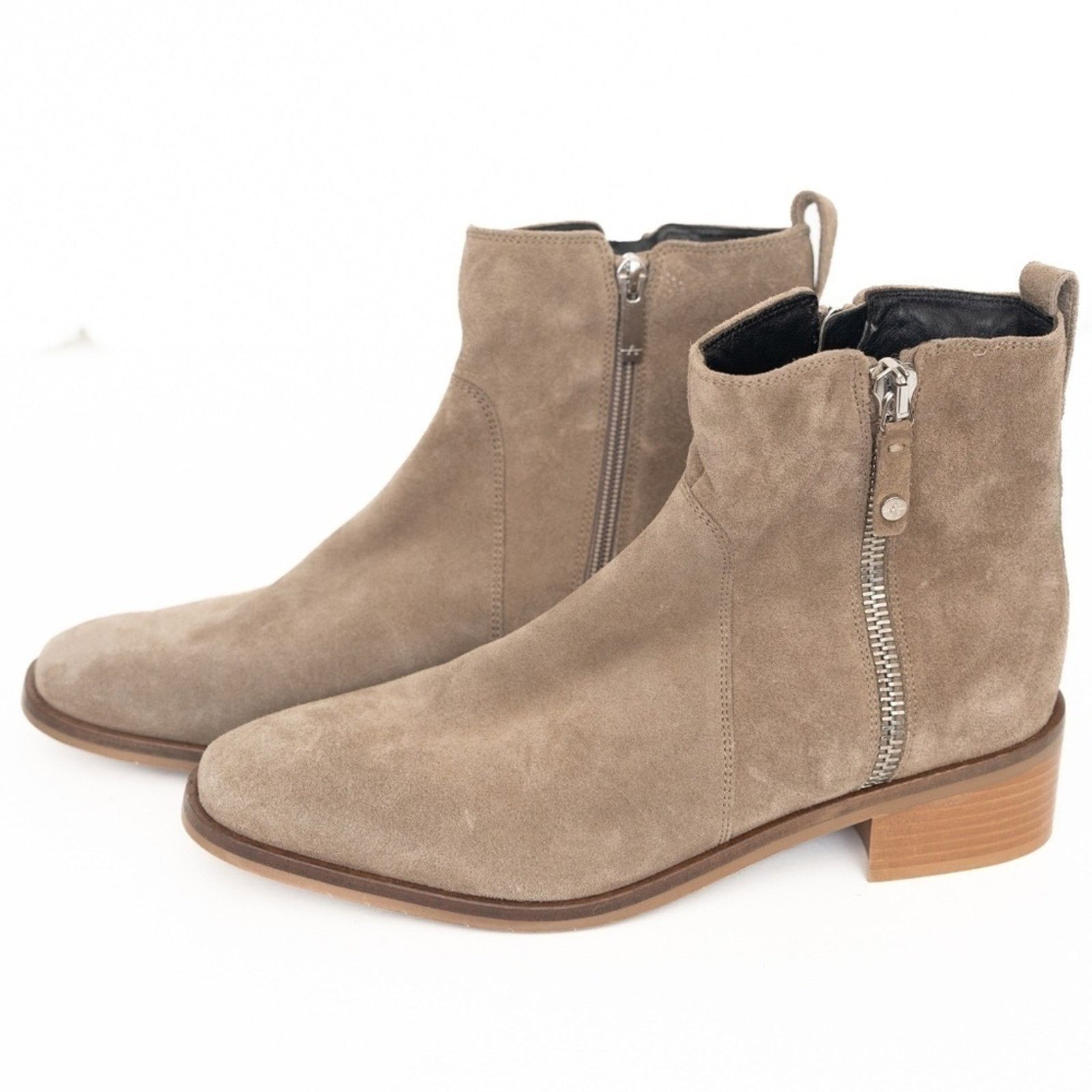 Aquatalia Aquatalia. New! Fuoco Suede Ankle Boots. Size US 12 / IT 42 - 6 Thumbnail